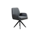 Willi Schillig Stuhl LINUS 11623 in Leder Z69 anthrazit