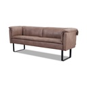 Willi Schillig Sitzbank 11752 Lounge Breite 218cm in Leder Z75 sand