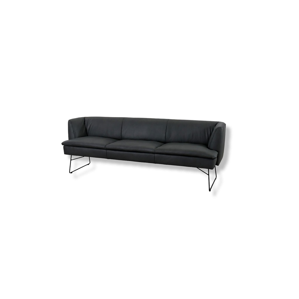 Willi Schillig Bank B220 LINEA 11735 in Leder Z69 anthrazit