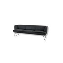 Willi Schillig Bank B220 LINEA 11735 in Leder Z69 anthrazit