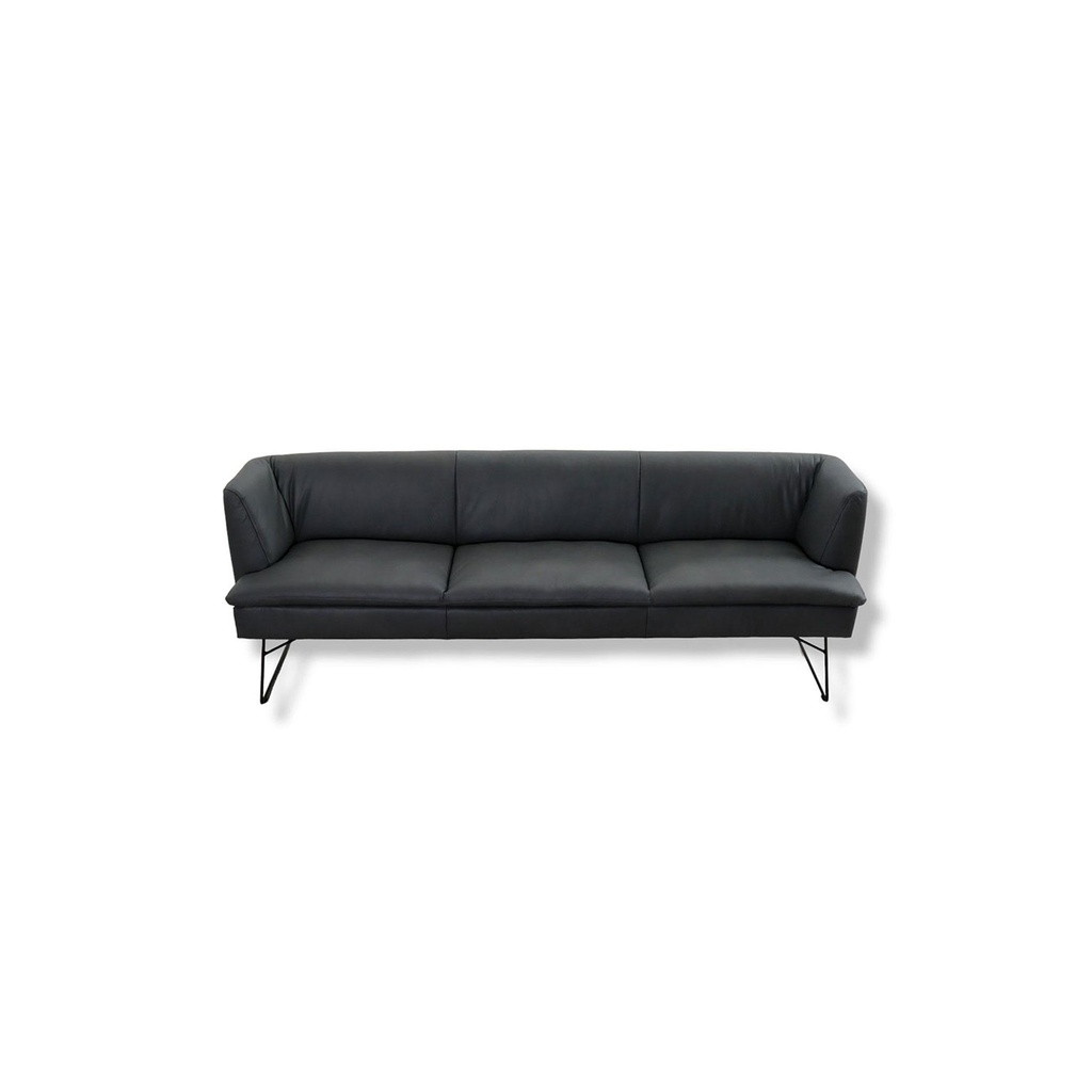 Willi Schillig Bank B220 LINEA 11735 in Leder Z69 anthrazit