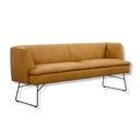 Willi Schillig Bank B190 LINEA 11735 in Leder Z69 kurkuma
