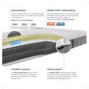 Hukla Matratze Maestral HU-M600 Gel 90cmx200cm HG 2Plus