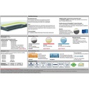 Hukla Matratze Maestral HU-M600 Gel 90cmx200cm HG 2Plus