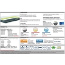 Hukla Matratze Maestral HU-M600 Gel 90cmx200cm HG 3Plus