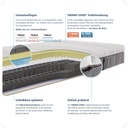Hukla Matratze Maestral HU-M600 Gel 90cmx200cm HG 3Plus