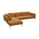 Flexlux Ecksofa LOANO in Stoff Super Velvet