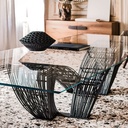 Cattelan Italia Esstisch HYSTRIX Glas transparent