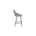 Rowico Home Barstuhl Sierra 2er Set in Stoff grau