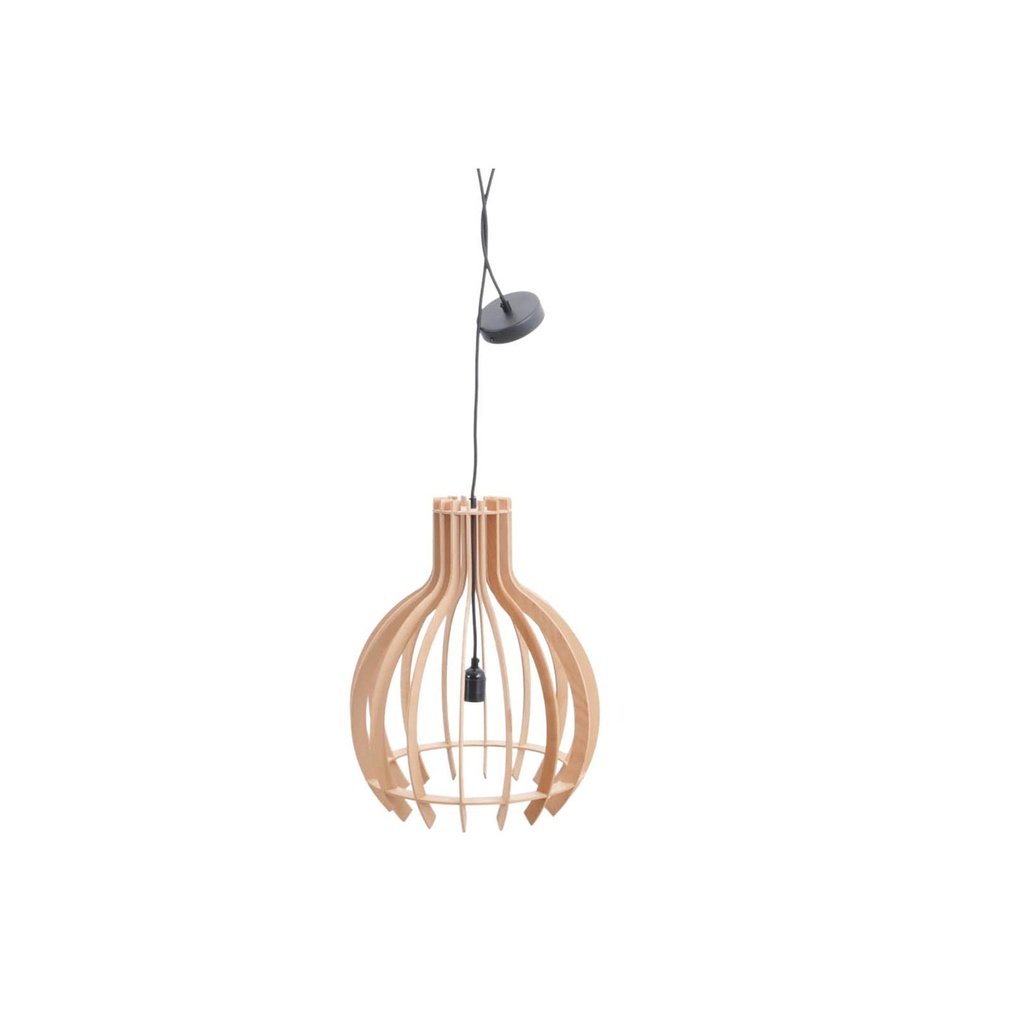 Master Light Pendelleuchte Holzflossen 2 in Holz