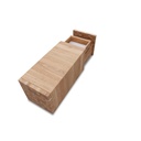 doowood Massivholz Couchtisch Latica in Eiche natur