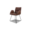 Willi Schillig 11004 MEX Stuhl LOTTA in Leder Z69 tobacco