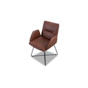 Willi Schillig 11004 MEX Stuhl LOTTA in Leder Z69 tobacco