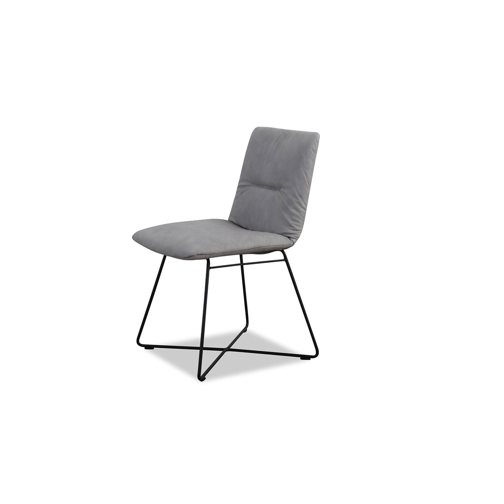 Willi Schillig 11004 Stuhl MX LOTTA in Leder Z69 light grey
