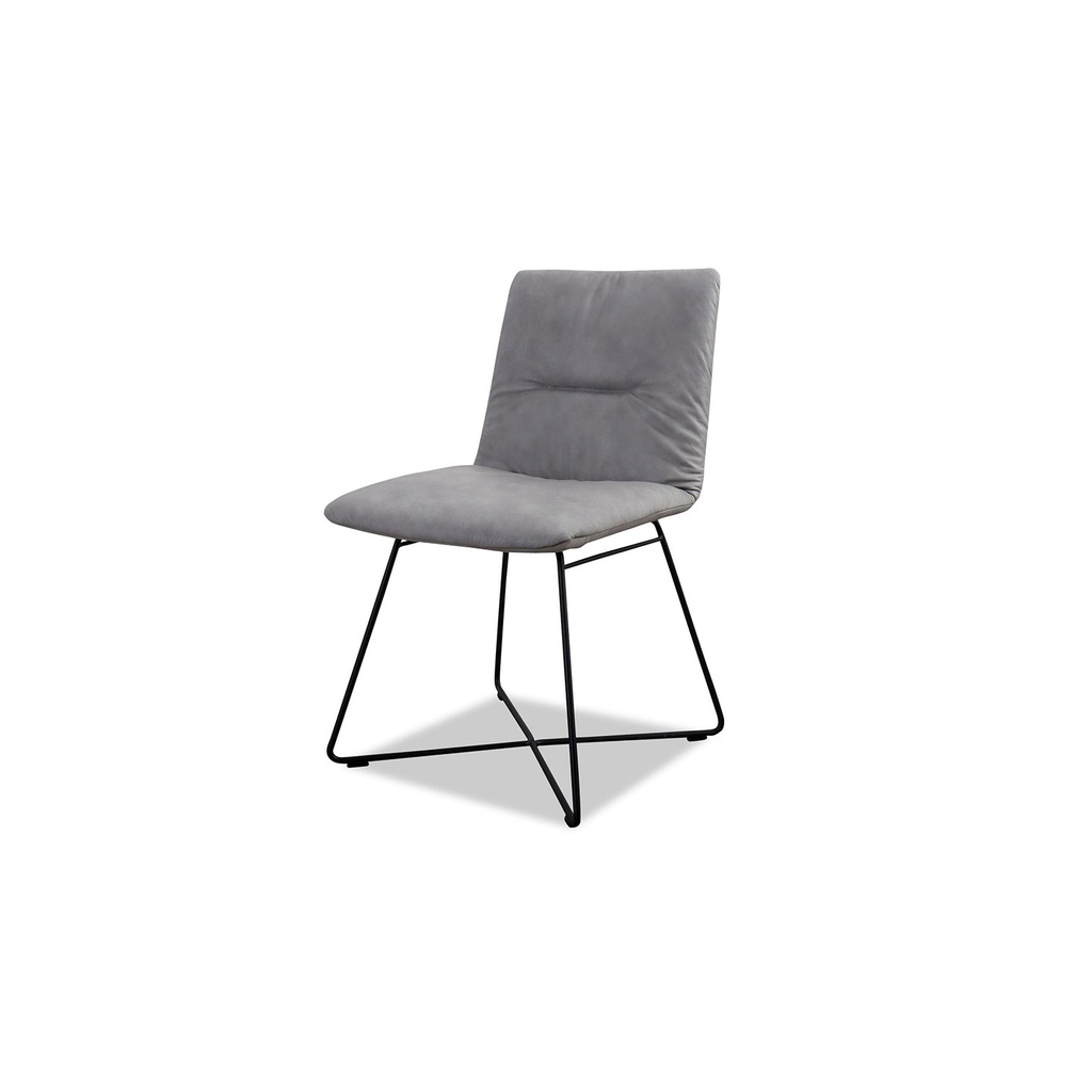 Willi Schillig 11004 Stuhl MX LOTTA in Leder Z69 light grey