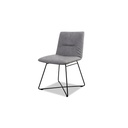 Willi Schillig 11004 Stuhl MX LOTTA in Leder Z69 light grey