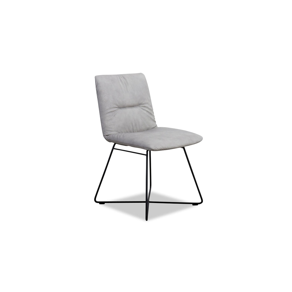 Willi Schillig 11004 Stuhl MX LOTTA in Leder Z69 light grey