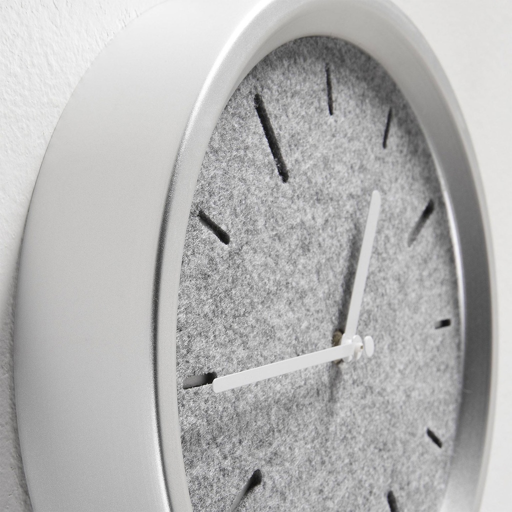 Danish Lemonite Wandpendeluhr NEXO Metall silber