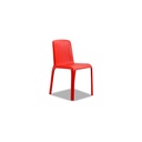 Pedrali 2er Set Stuhl 300 SNOW in Polypropylen rot