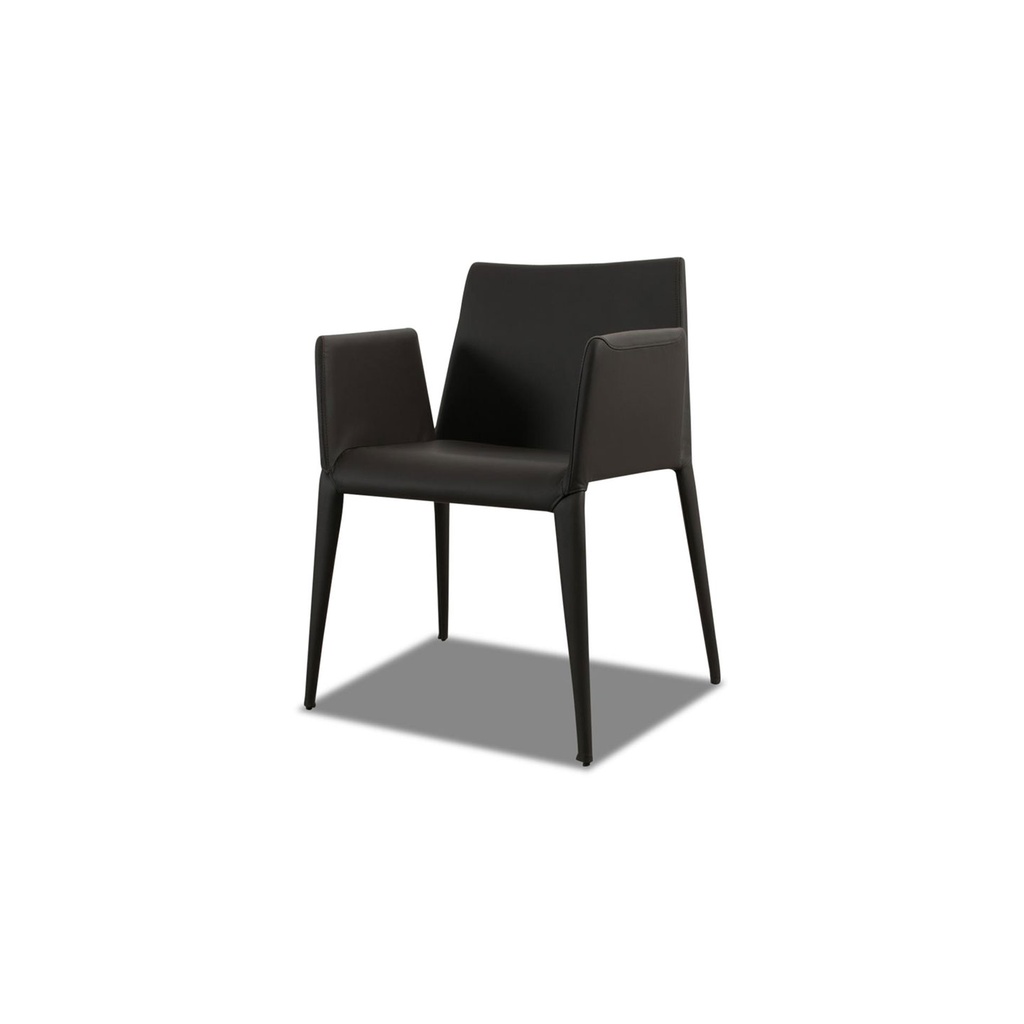 ALBA PLUS Armstuhl FILE in Leder braun