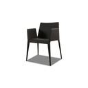 ALBA PLUS Armstuhl FILE in Leder braun