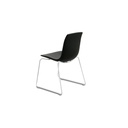 ALBA PLUS 6x Stuhl OTIS Kufengestell in Polyurethane schwarz