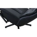 Hukla Relaxsessel HU-ES19141 in Leder Vivre schwarz