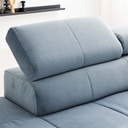 Candy Ecksofa CLEVELAND in Stoff Velvet konfigurierbar