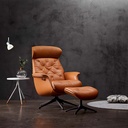 Flexlux Sessel VOLDEN in Leder Nature