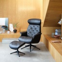 Flexlux Sessel VOLDEN in Leder Nature