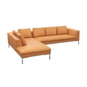 Flexlux Ecksofa LOANO in Leder Nature