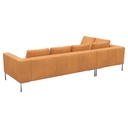 Flexlux Ecksofa LOANO in Leder Nature