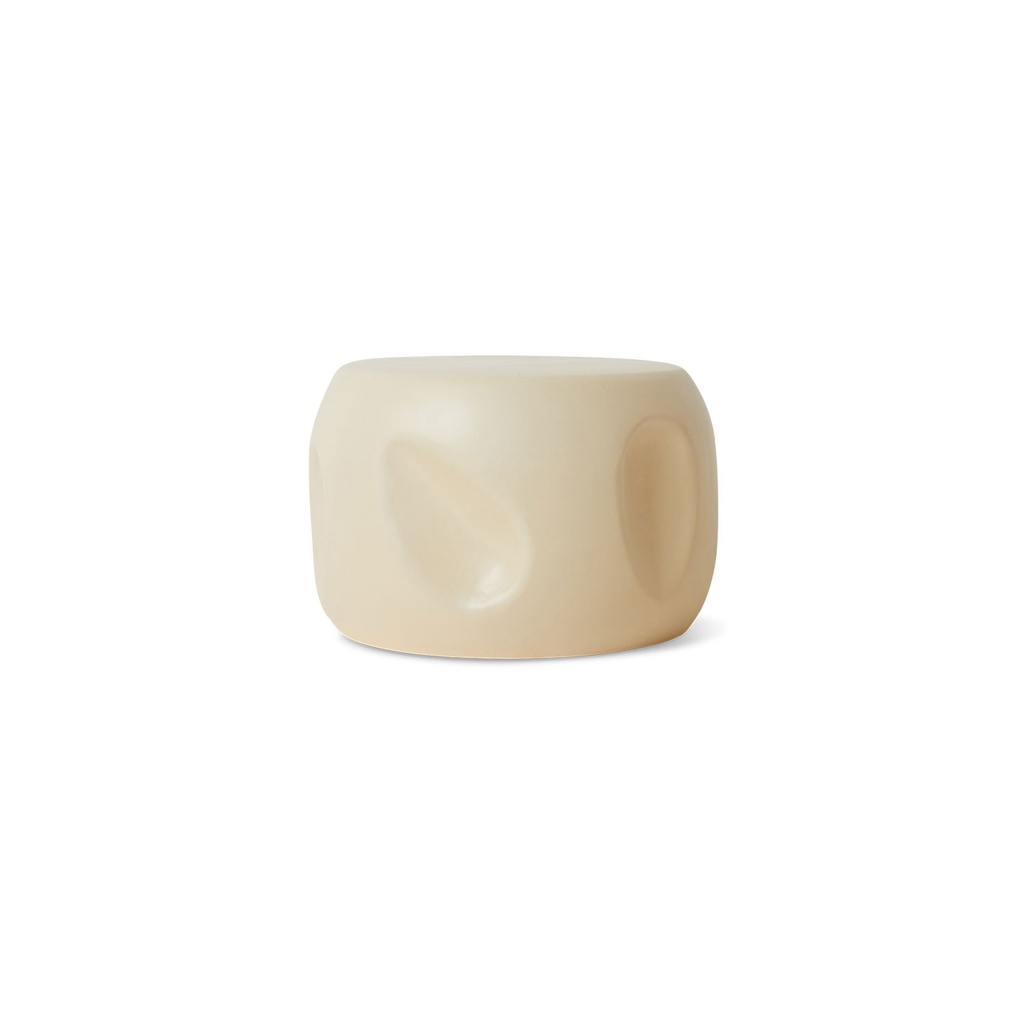 HKLiving Keramik Beistelltisch Currents in creme