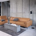 Flexlux Ecksofa VOLUZZI in Leder Nature