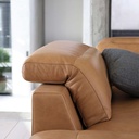 Flexlux Ecksofa VOLUZZI in Leder Nature