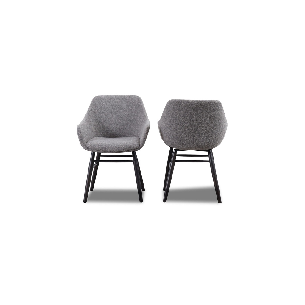 Sitzdesign 2er Set Stuhl PAUL in Stoff Manhattan