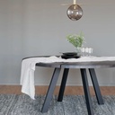 Rowico Home Esstisch Fred Ø160cm in Esche schwarz