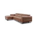 Sitzdesign Ecksofa KM6177 in Leder Pure in tan