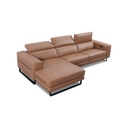 Sitzdesign Ecksofa KM6177 in Leder Pure in tan