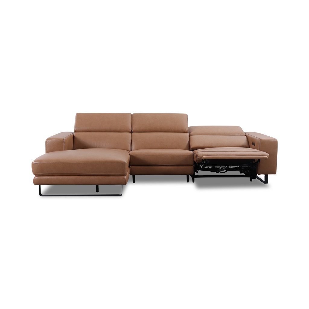 Sitzdesign Ecksofa KM6177 in Leder Pure in tan
