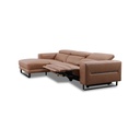 Sitzdesign Ecksofa KM6177 in Leder Pure in tan