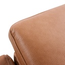 Sitzdesign Ecksofa KM6177 in Leder Pure in tan