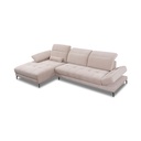 Sitzdesign Ecksofa KF8335 in Stoff mit Motor