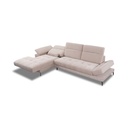 Sitzdesign Ecksofa KF8335 in Stoff mit Motor