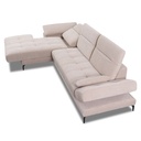 Sitzdesign Ecksofa KF8335 in Stoff mit Motor