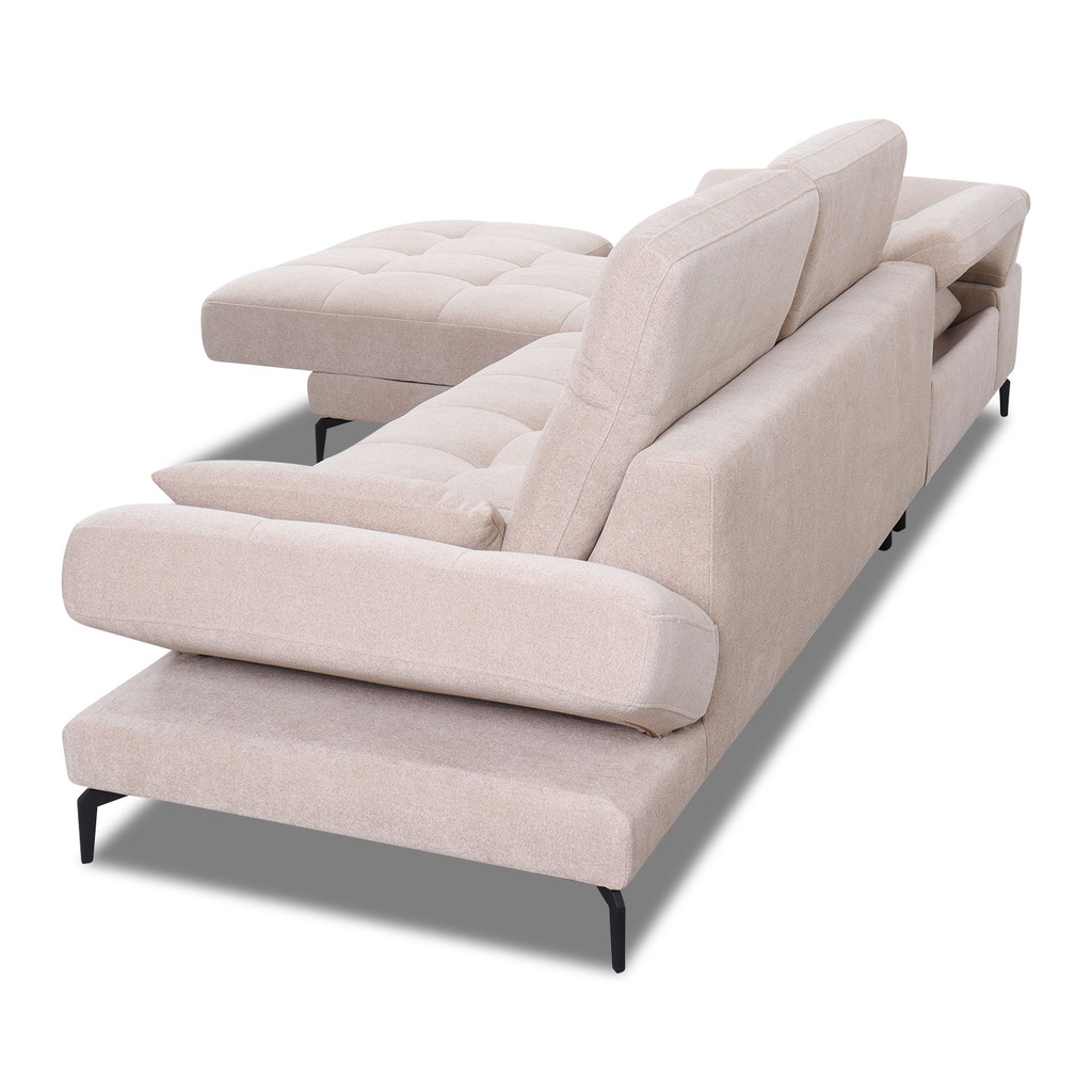 Sitzdesign Ecksofa KF8335 in Stoff mit Motor