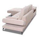 Sitzdesign Ecksofa KF8335 in Stoff mit Motor