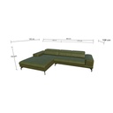 Willi Schillig Piedroo 21106 in Leder Z69 camouflage vorstehend links