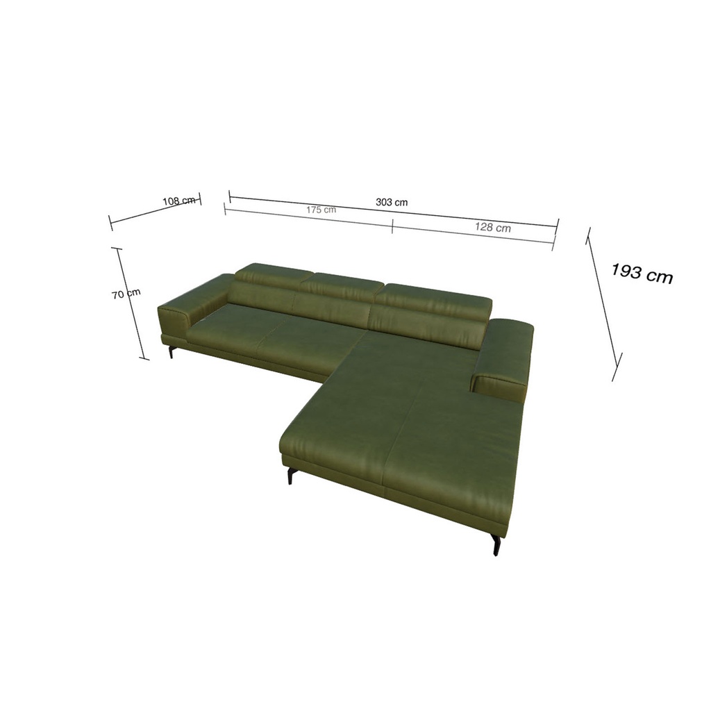 Willi Schillig Piedroo 21106 in Leder Z69 camouflage vorstehend rechts