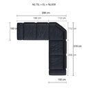 Willi Schillig Ecksofa 16540 Valentinoo in Leder Z73 konfigurierbar